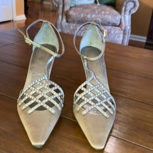 Ann Marino satin heels